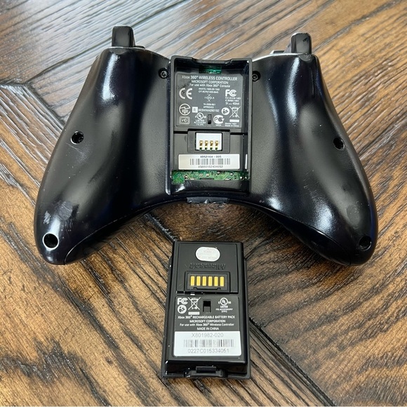 Xbox 360 Wireless Black Controller Microsoft Xbox Console 1403 - Picture 9 of 11